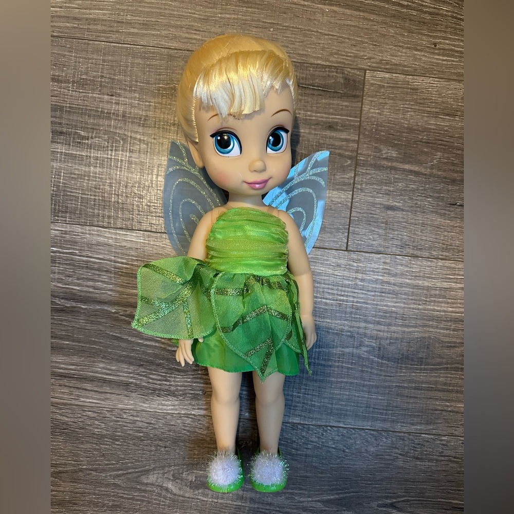 Disney Tinkerbell Animator Green Fairy Doll with Wings